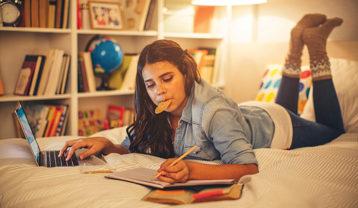 A Day in the Life  of a College Student